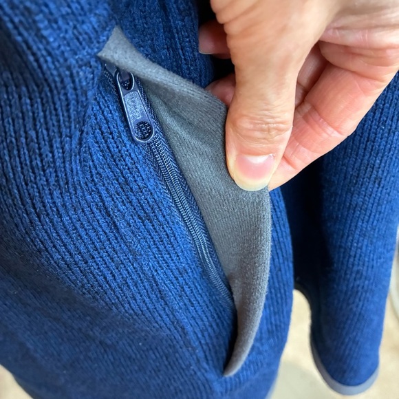 Life Is Good Blue and Gray Knit Pullover-Sz M - Picture 12 of 13